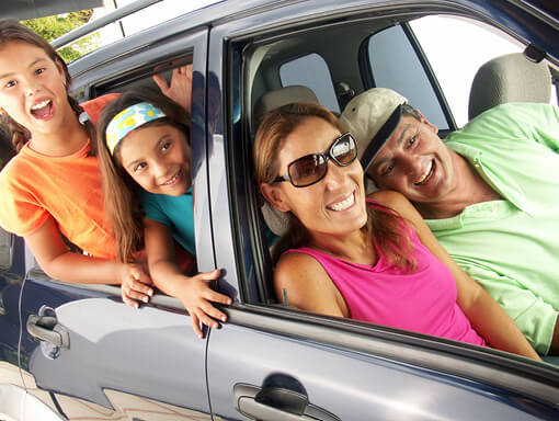 Family in Car