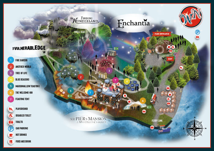 Finding Wonderland Light Show